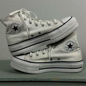CONVERSE Chuck Taylor All Star Lift Platform canvas high-top - size 7.5 W 5.5 M